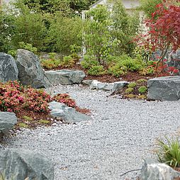 Ebenen im japanischen Garten